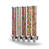 Rosseto Multi Cone Wall Mounted Dispenser Tall 5 Containers